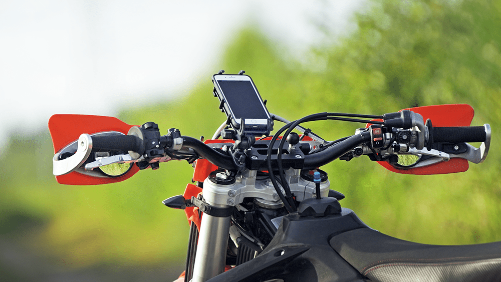 RAM Mount Quick-Grip Phone Mount with Handlebar U-Bolt Base