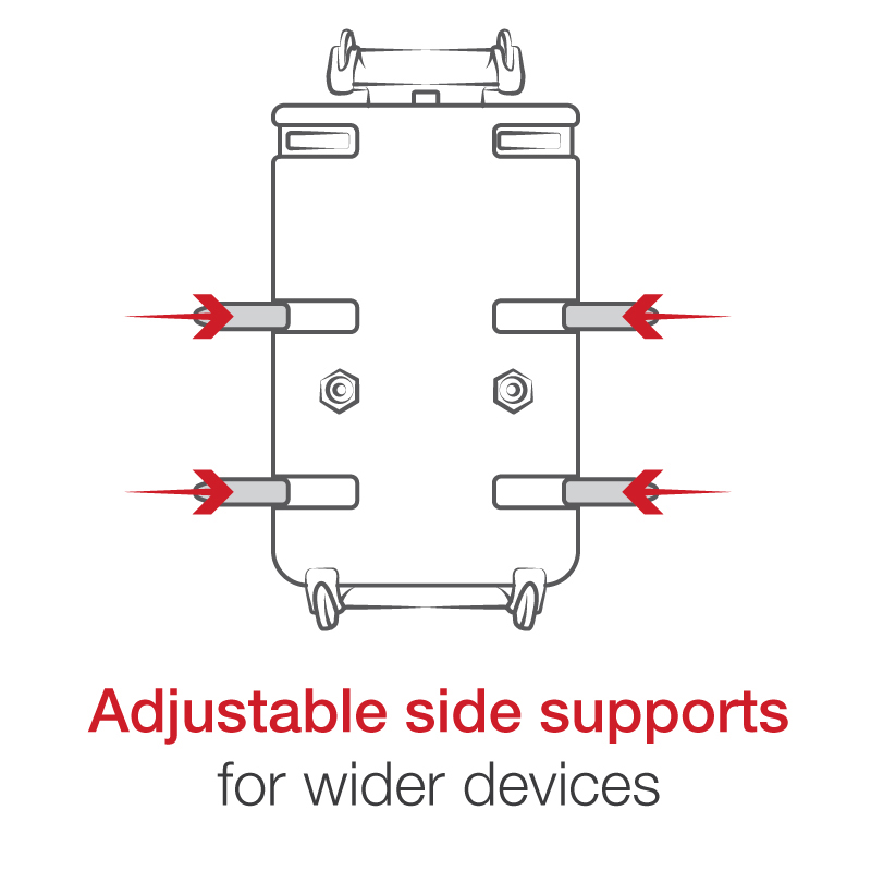 RAM® Quick-Grip™ Phone Mount with Handlebar U-Bolt Base - Medium – RAM  Mounts