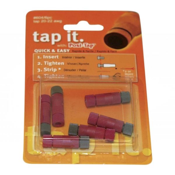 PosiTap Connectors 2418 AWG 6 Pack Thork Racing