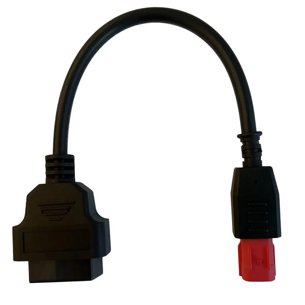 Euro5 Motorbike OBD2 to 6 Pin Adaptor Cable